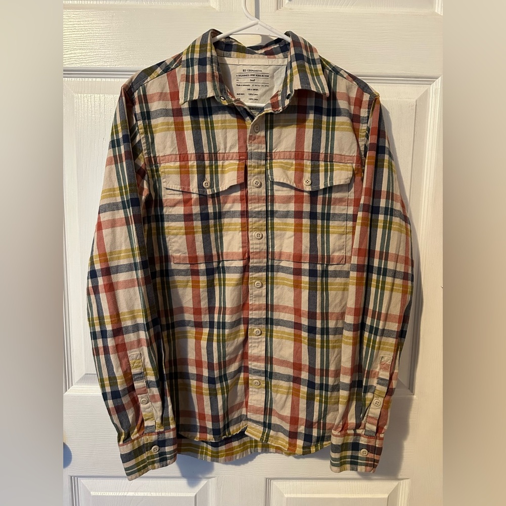REI Cooperative Men's Plaid Button Down Shirt
